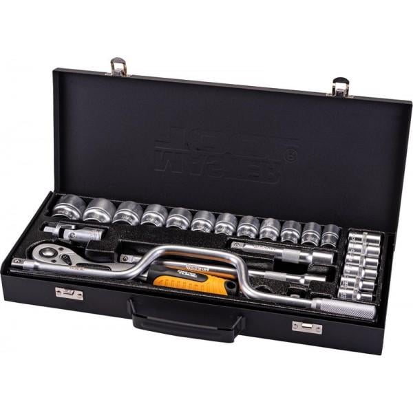 Професійний набір інструментів Profi Mastertool GM 1/2” 24 елементи (14132)