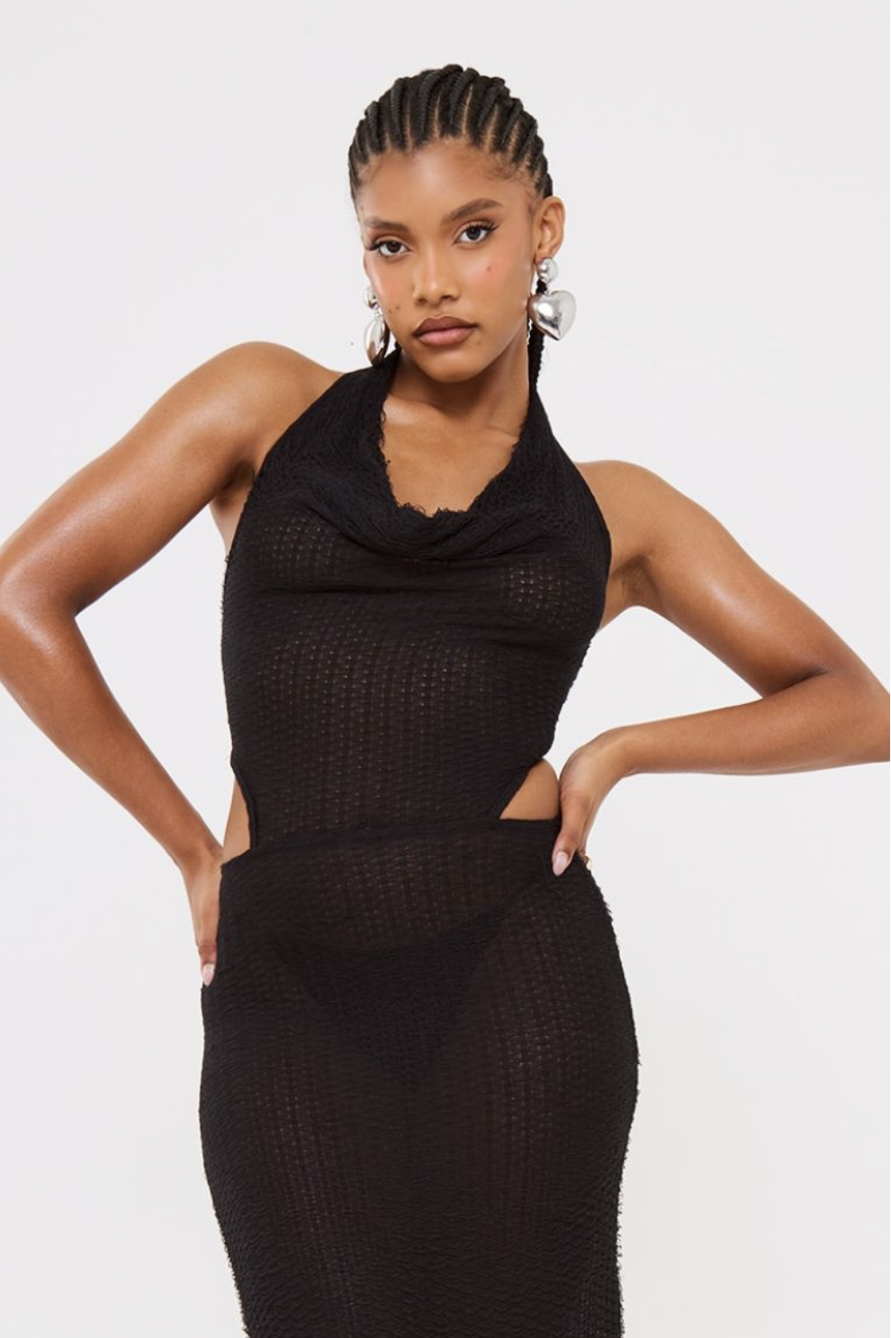 Платье Pretty Little Thing CNF4611 р. 42 Черный - фото 4