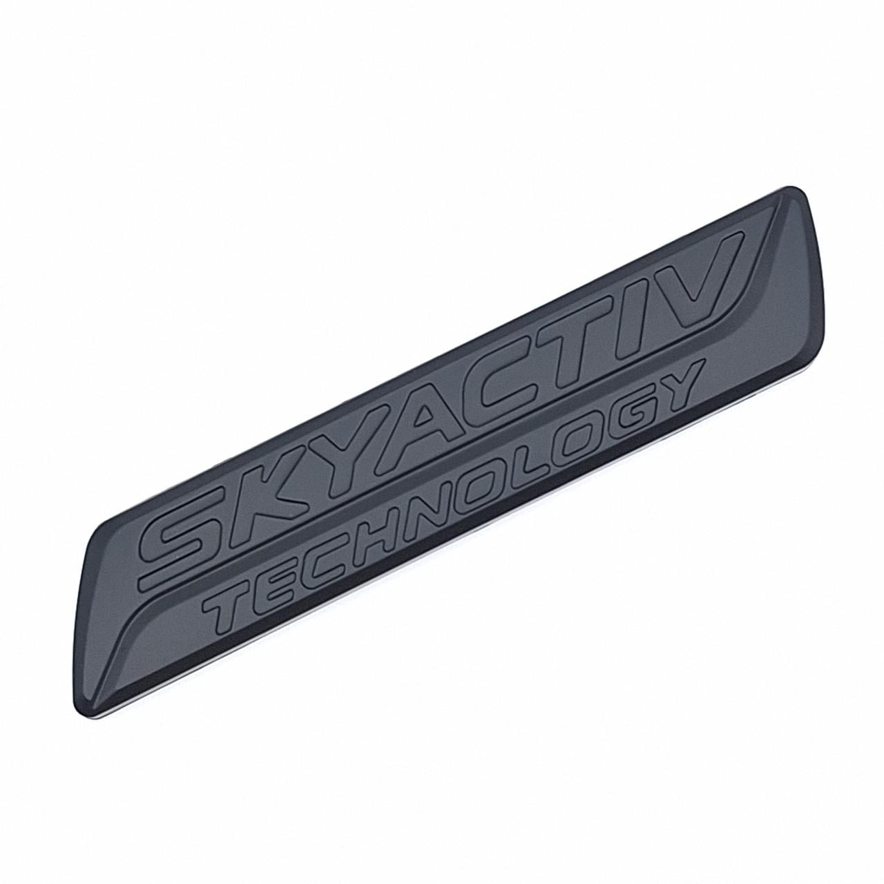 Эмблема Skyactiv Mazda 10,2х2 см Черный матовый (2343599659)