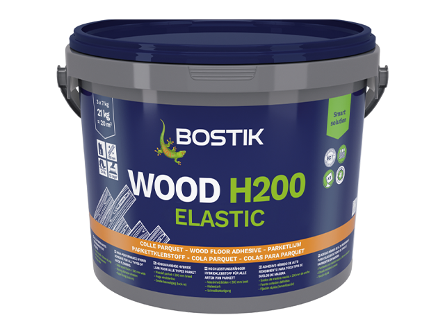 Клей гибридный Bostik эластичный 21 кг WOOD H200.