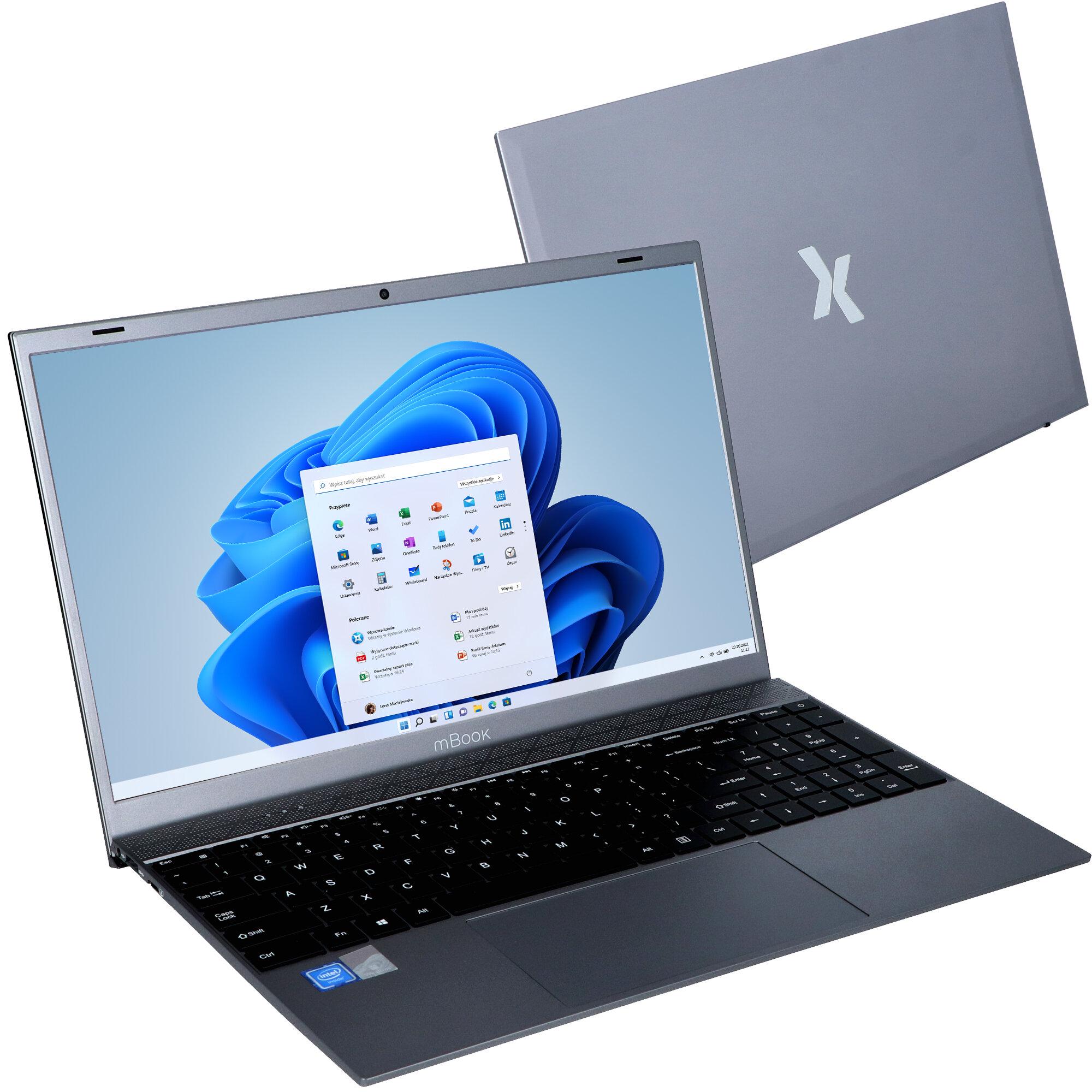 Ноутбук Maxcom mBook 15,6" IPS Celeron J4125 RAM 256 Gb SSD Windows 11 Home 8 Gb - фото 12