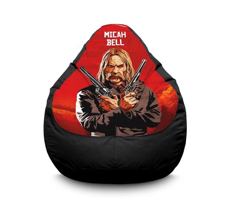 Кресло мешок iPuff RDR 2 Micah Bell Оксфорд XXXL 100х135 см Черный Кресло мешок iPuff RDR 2 Micah Bell Оксфорд XXXL 100х135 см Черный