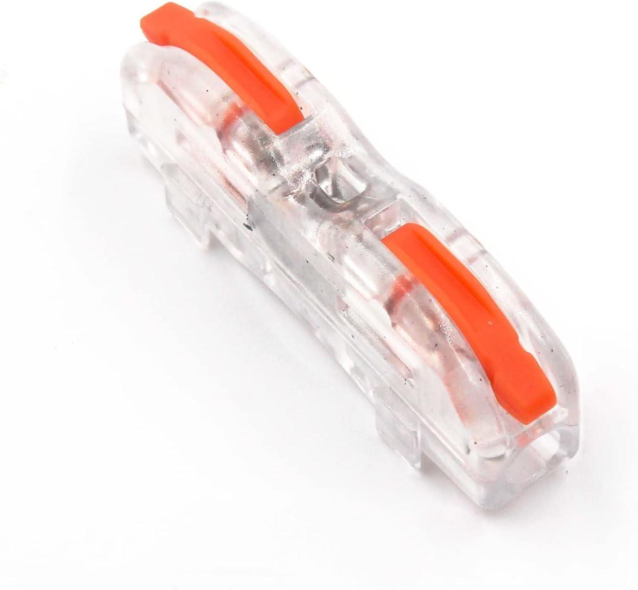 Клемма проходная Tactix 0,08-4 мм2 32А 1-1 наборная 39,5х9х14,5 мм Оранжевый (P421T)