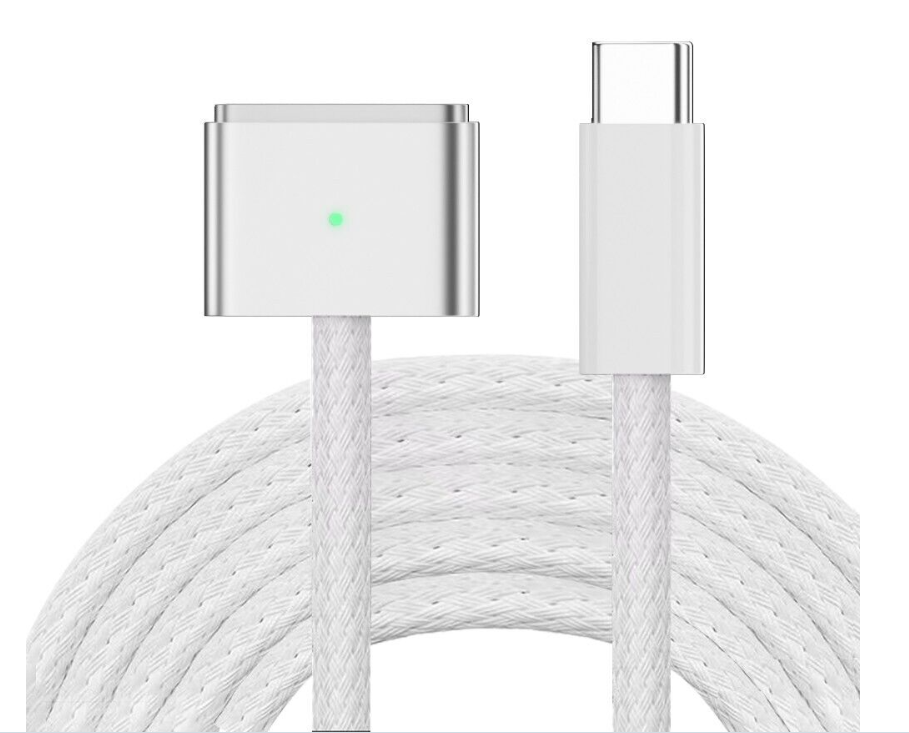 Кабель DK Type-C/USB-C на MagSafe 3 200 см White