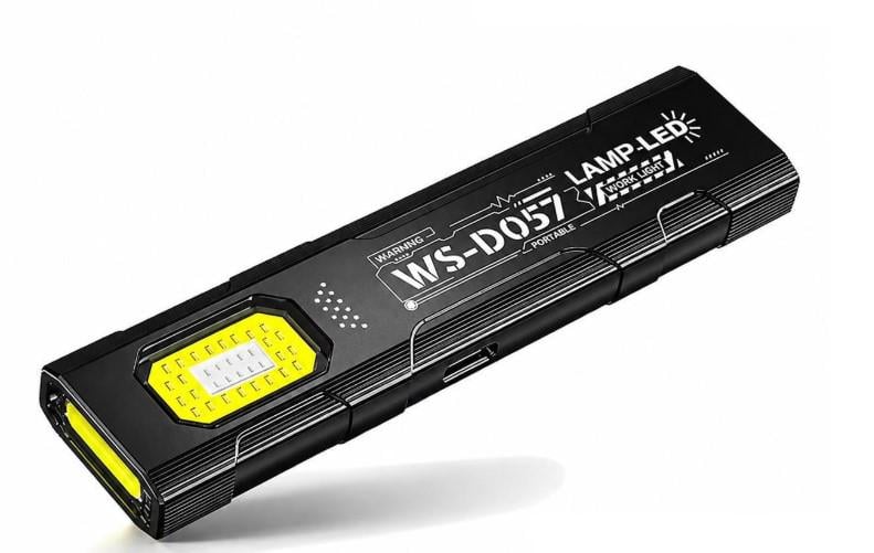 Фонарик EDC BauTech S555 550 лм с USB Type-C 400 мА/ч 5 режимов COB Красно-синий