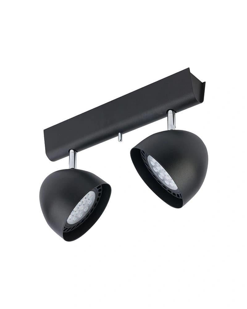 Светильник-спот поворотный Nowodvorski 8840 Vespa GU10 ES111 2x15W IP20 Черный (28688264)