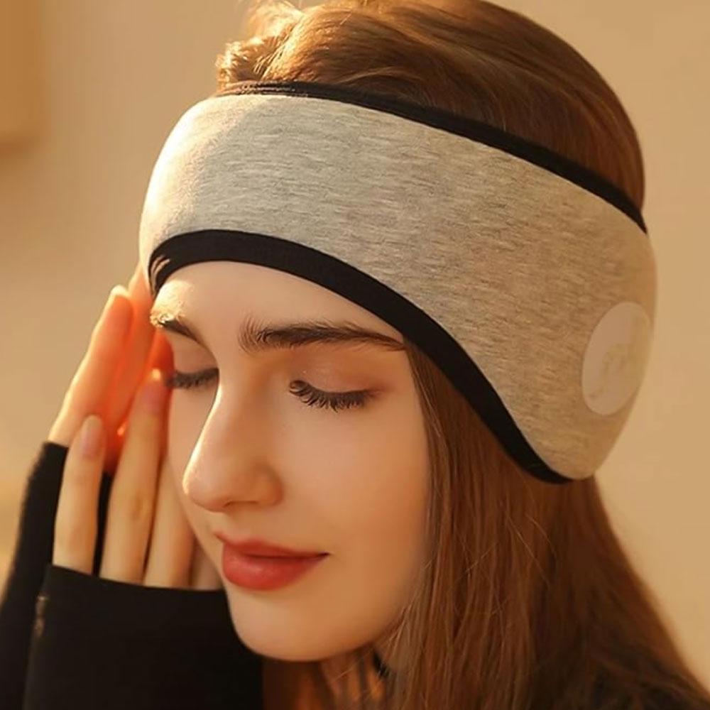 Набір для сну та відпочинку звукоізоляційні навушники-пов’язка та беруші Сірий (TA0147_2) - фото 4 Набір для сну та відпочинку звукоізоляційні навушники-пов’язка та беруші Сірий (TA0147_2) - фото 4