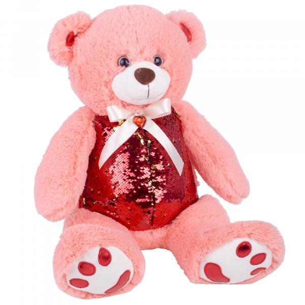 М'яка іграшка Копица Ведмідь Тоша 1/1 50 см Рожевий (00017Розовый)