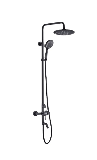 Душевая система Kroner KRP Edelstahl Klassisch SCH063 Черный матовый (1885734327)