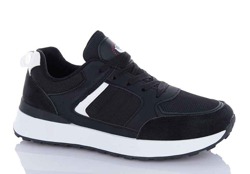 Кроссовки мужские Swin 1090-5 Текстиль р. 41 Черный (1090.5-1)