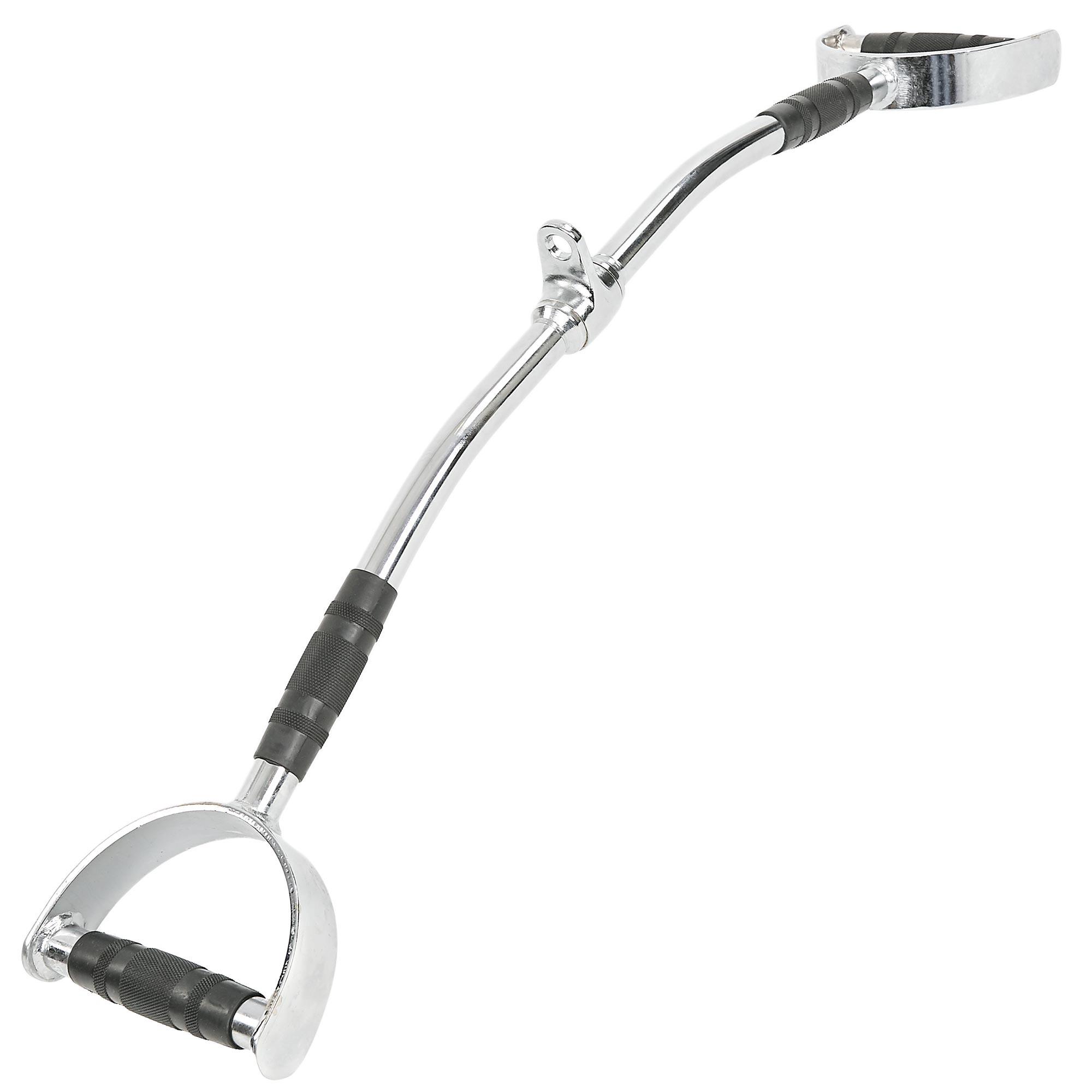 Рукоятка для мыщц спины широкий параллельный хват обрезиненная Zelart Record TA-8237 (DR004741)