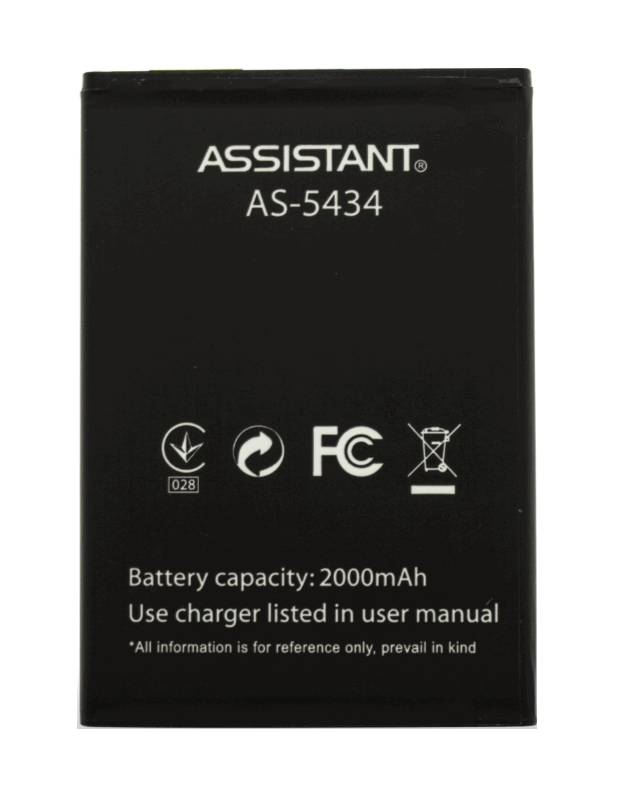 Батарея Assistant AS-5434 Club/AS-501/Jinga Start
