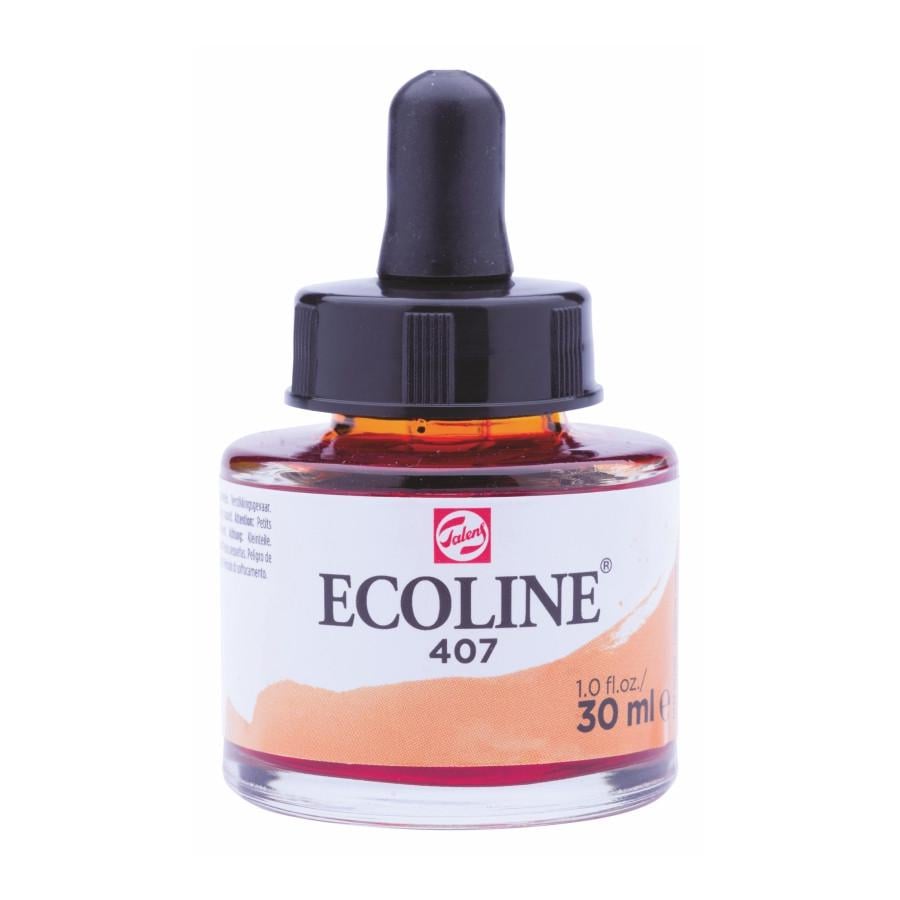 Краска акварельная жидкый Rosa Ecoline 30 мл 3 шт. 407 Охра темный (8712079407117 11254071)