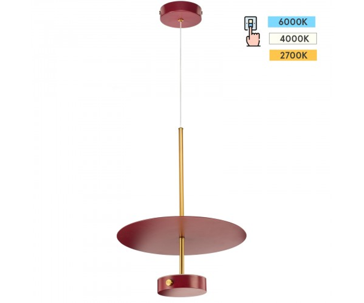 Светильник подвесной FOUNTAIN LED Red - фото 4