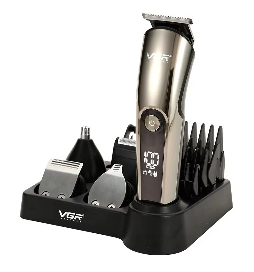Машинка для стрижки волосся VGR V-107 10 насадок