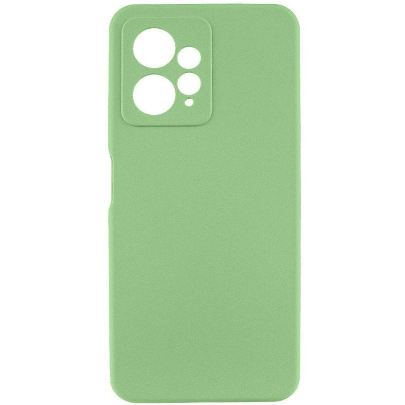Противоударный чехол Silicone Cover Lakshmi Full Camera (AAA) для Xiaomi Redmi Note 12 4G Мятный / Mint