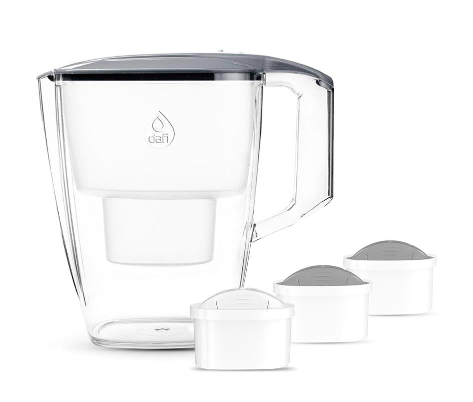 Фільтр-глечик DAFI Start та 3 картриджі DAFI Unimax Сірий (8237377)
