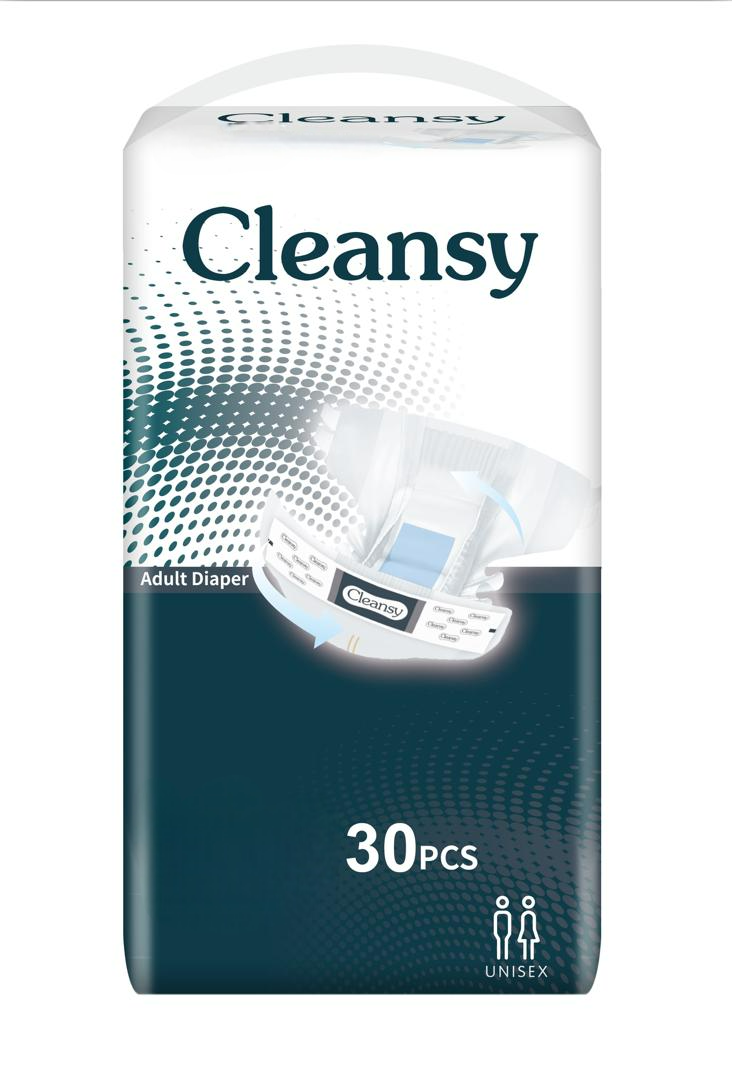 Подгузники для взрослых Cleansy L 30 шт. - фото 5 Подгузники для взрослых Cleansy L 30 шт. - фото 5