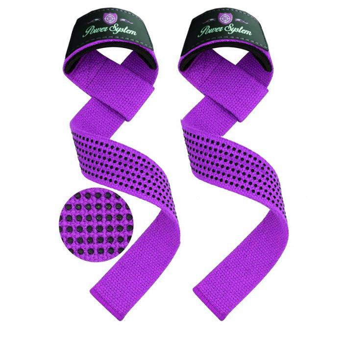 Лямки для тяги Power System PS-3420 G-Power Straps Purple (A-012082) - фото 4 Лямки для тяги Power System PS-3420 G-Power Straps Purple (A-012082) - фото 4