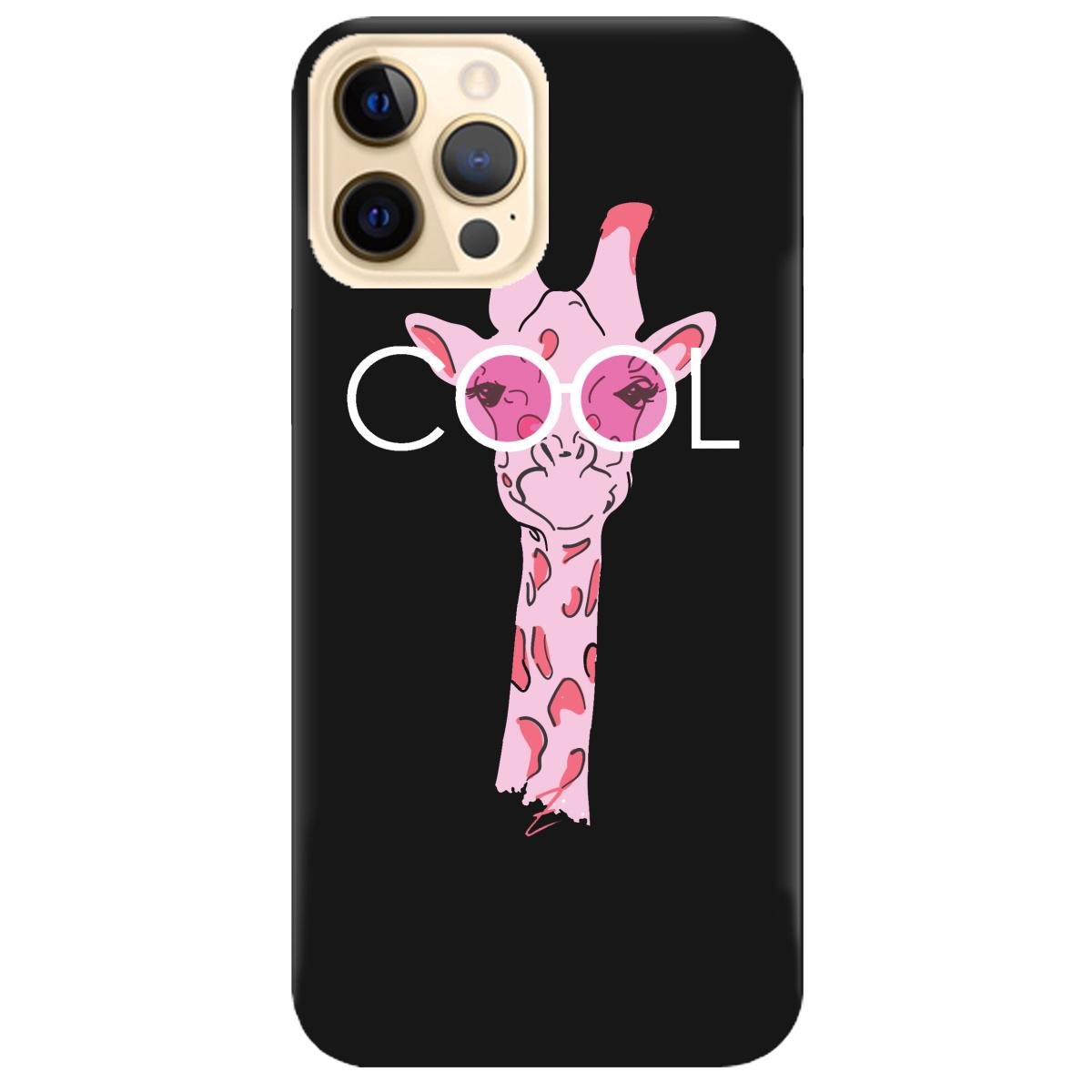 Силиконовый чехол Zorrov для Apple iPhone 12 Pro Max - Cool giraffe (14060050197088211)