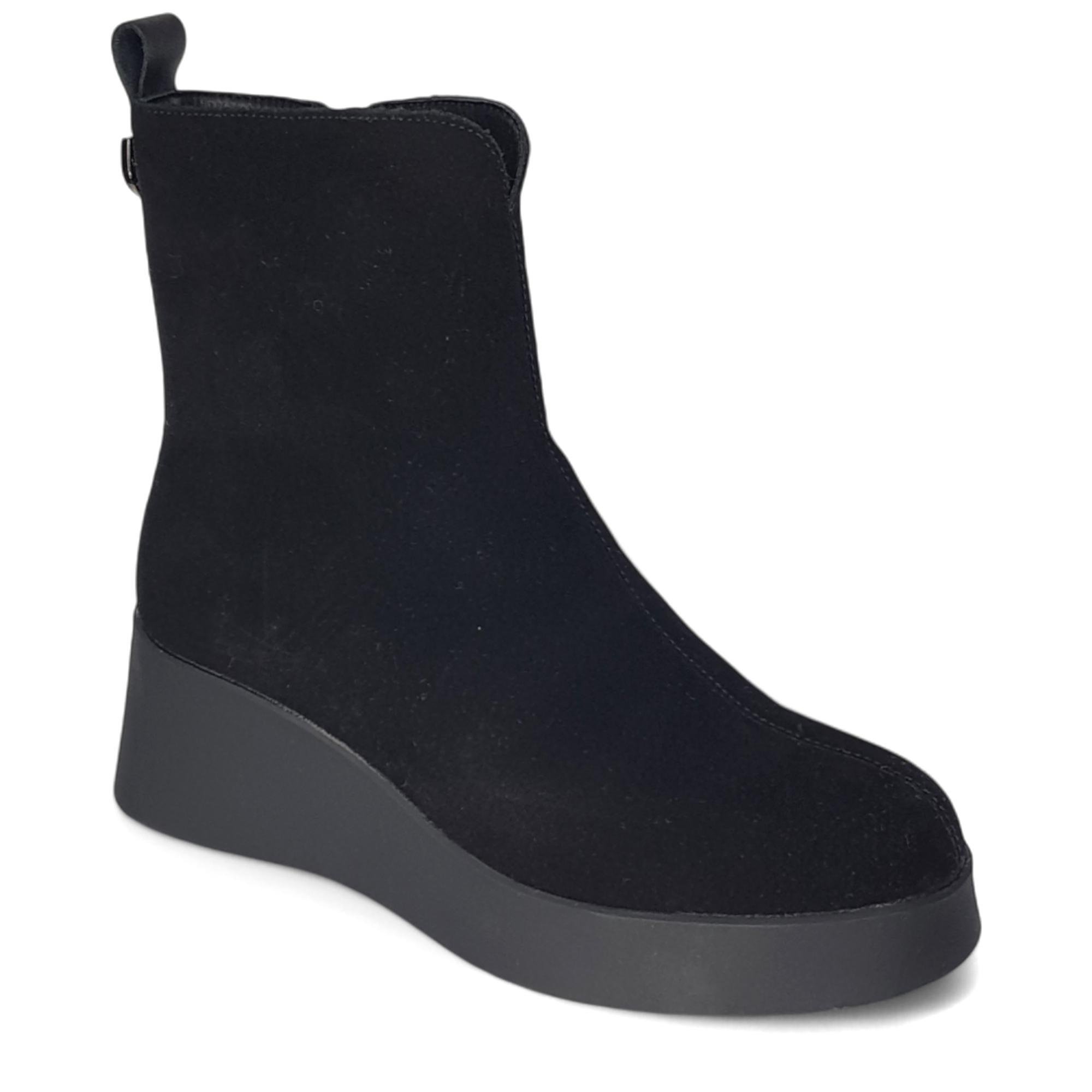 Ботильоны женские зимние Wollen р. 37 Черный (013797-37)