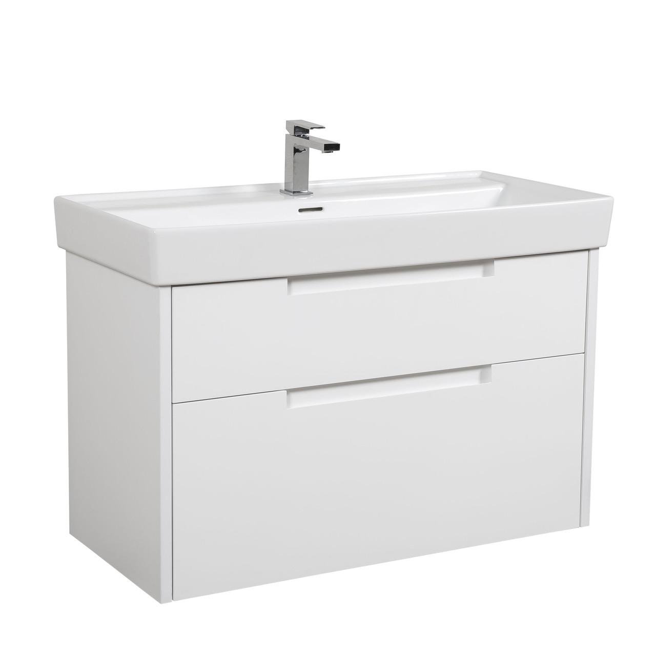 Тумба Rimini c умывальником Sharp консольная 100 см (1663826317) Тумба Rimini c умывальником Sharp консольная 100 см (1663826317)