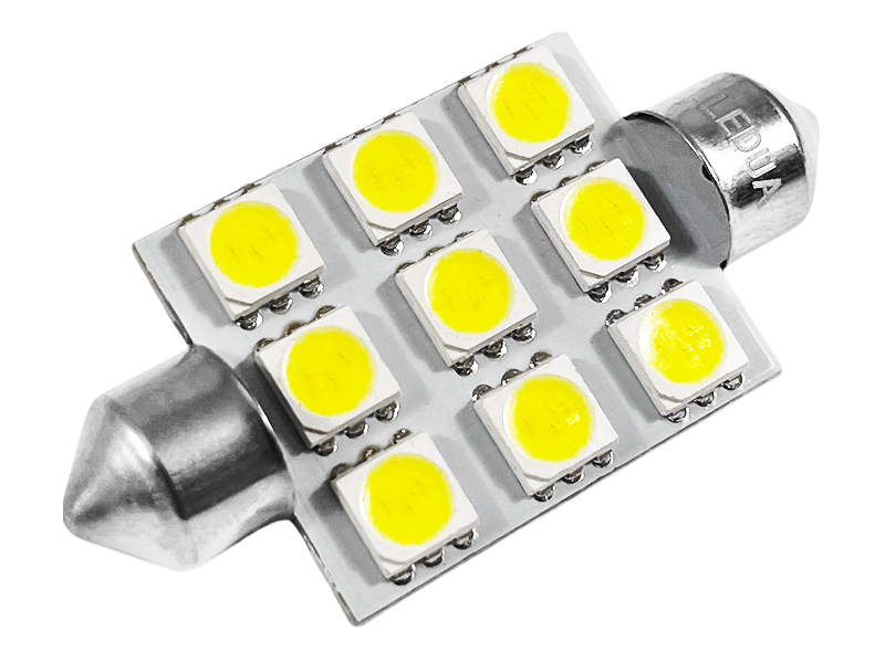 Автолампа світлодіодна C5W SV8,5 12 В 41 мм SMD5050-9led Білий (79)