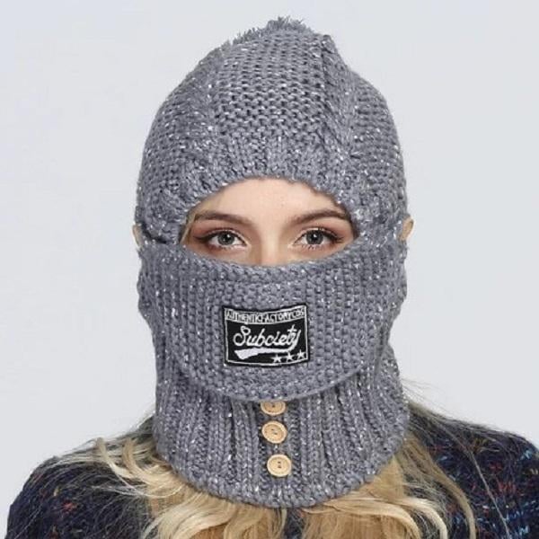 Шапка зимняя женская вязаная окружность головы 55-60 см KA00624-2 Шапка зимняя женская вязаная окружность головы 55-60 см KA00624-2