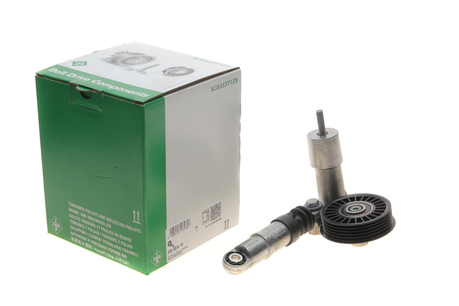 Натяжник ремня генератора INA Audi A4/A6/VW Passat 1.9/2.0 TDI 98-05 (534 0014 10)
