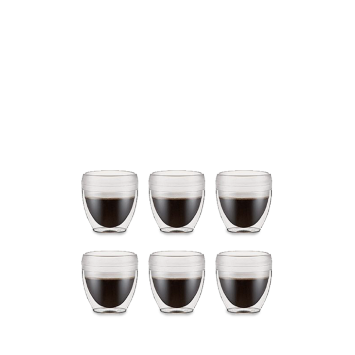 Набор чашек для кофе Bodum Pavina Outdoor боросиликатное стекло 6 пр. 250 мл (2545399) Набор чашек для кофе Bodum Pavina Outdoor боросиликатное стекло 6 пр. 250 мл (2545399)