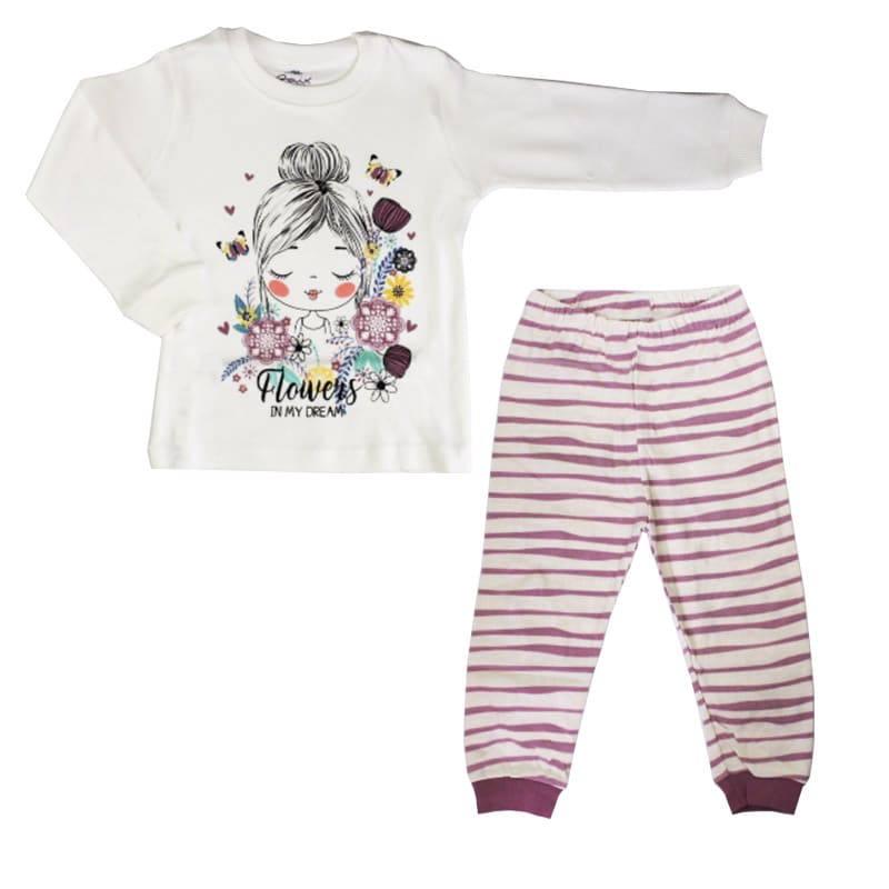 Пижама Paix baby and kids PO21 98-104 см Молочный