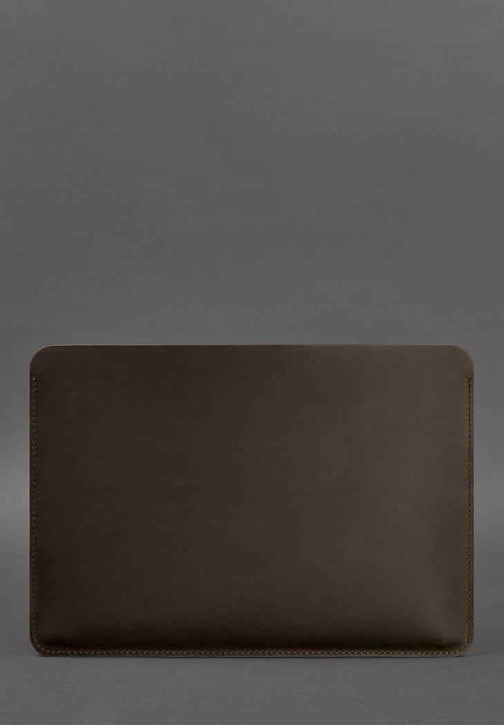 Чехол кожаный для MacBook 13" Crazy Horse Темно-коричневый (A-026834) - фото 5 Чехол кожаный для MacBook 13" Crazy Horse Темно-коричневый (A-026834) - фото 5