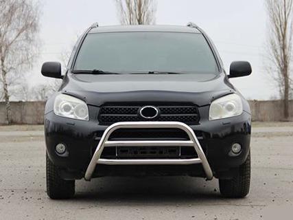 Кенгурятник WT022 CAN для Toyota Rav 4 2006-2013 гг. нержавеющая сталь Хром