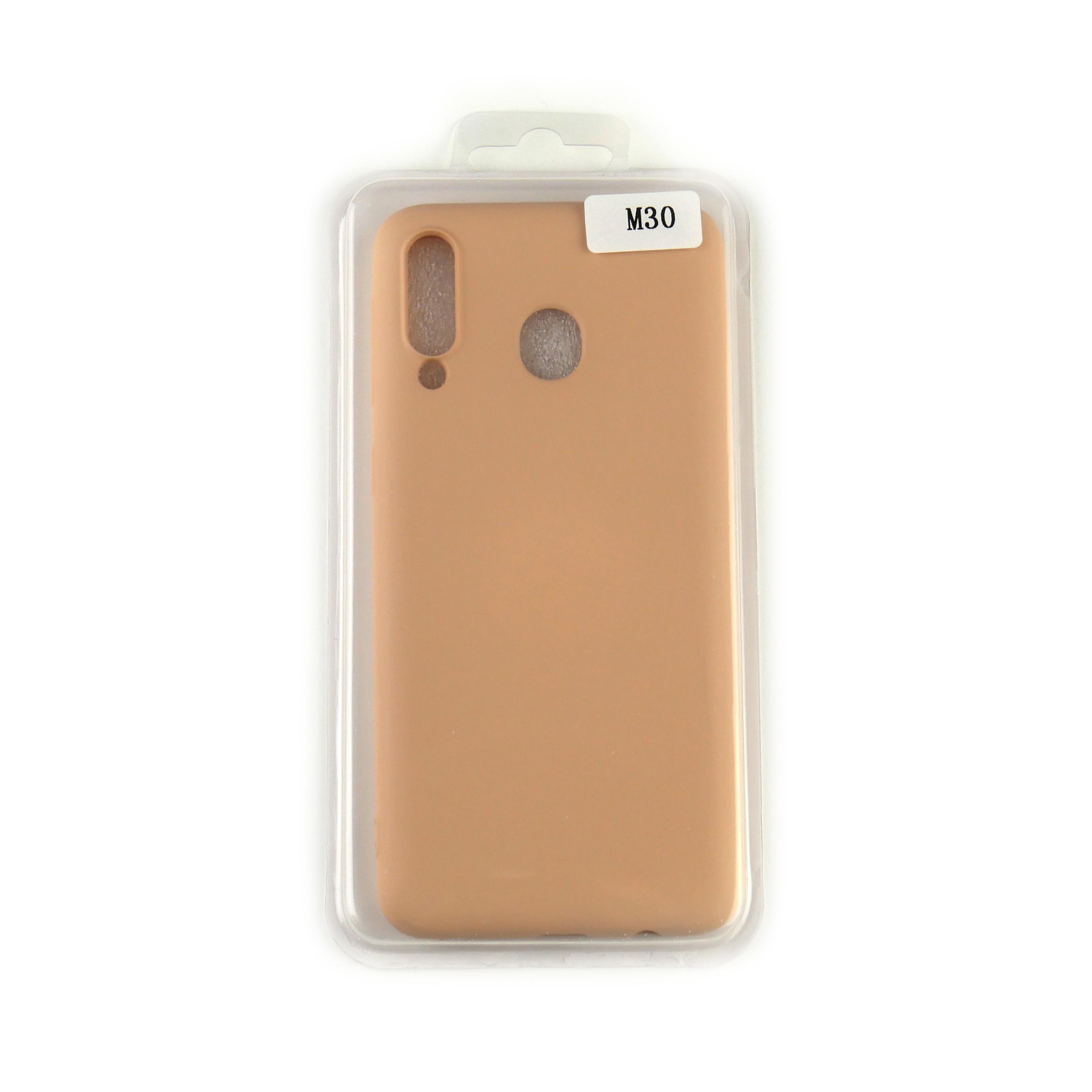 Чехол Silicone Case Full Cover Samsung M30 Розовое Золото
