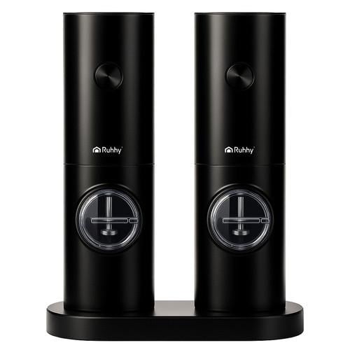 Набор электрических мельниц Ruhhy 25558 с подсветкой для соли и перца 2 шт.