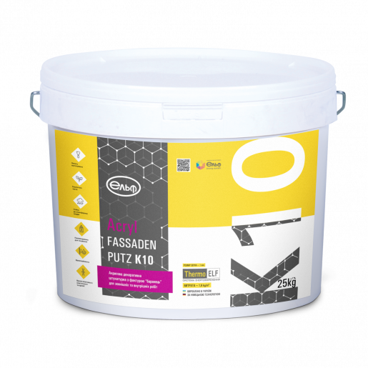 Декоративна штукатурка акрилова баранчик Elf Acryl-Fassadenputz K10 TR 25 кг