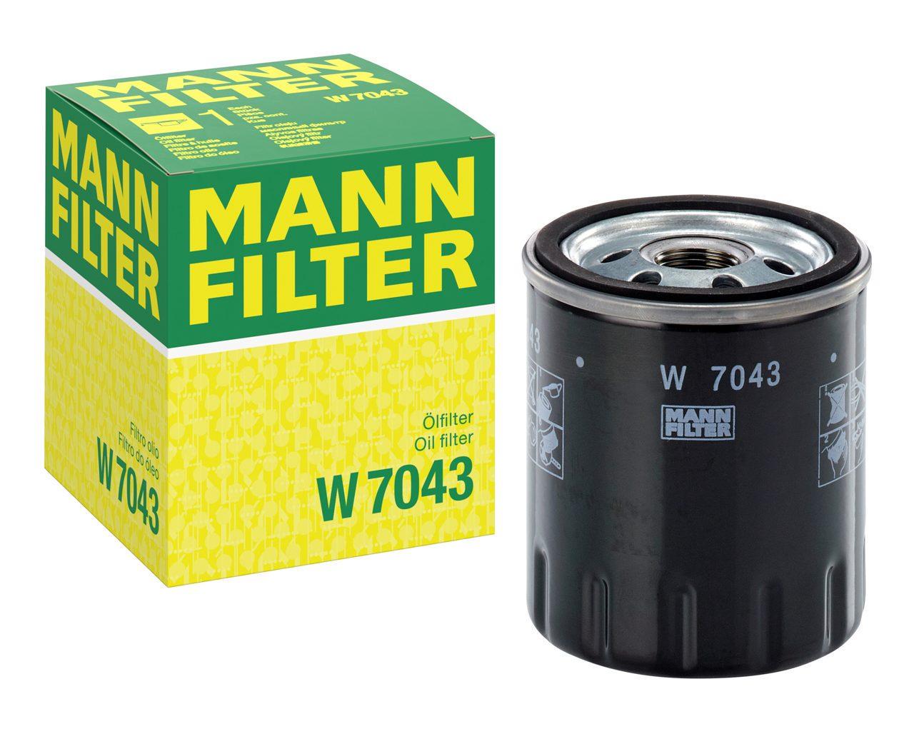 Фильтр смазки Mann-Filter (W7043)