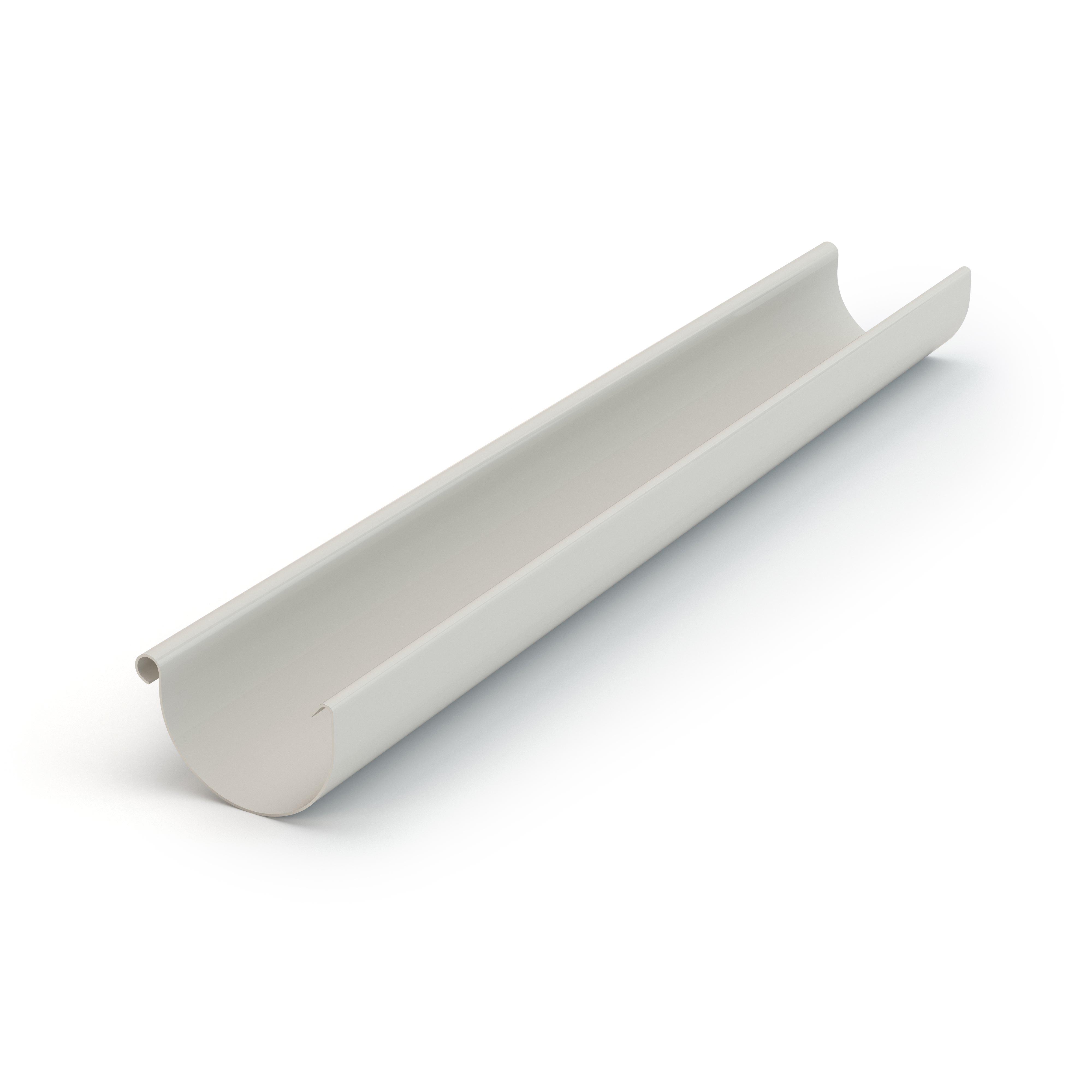 Желоб водосточный Gamrat 150 мм 3 м Белый - фото 2