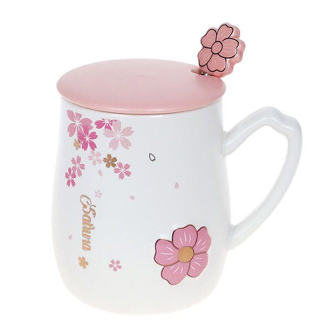 Заварник порцеляновий з кришкою і ложечкою Flora Sakura 0,38 л (32388)