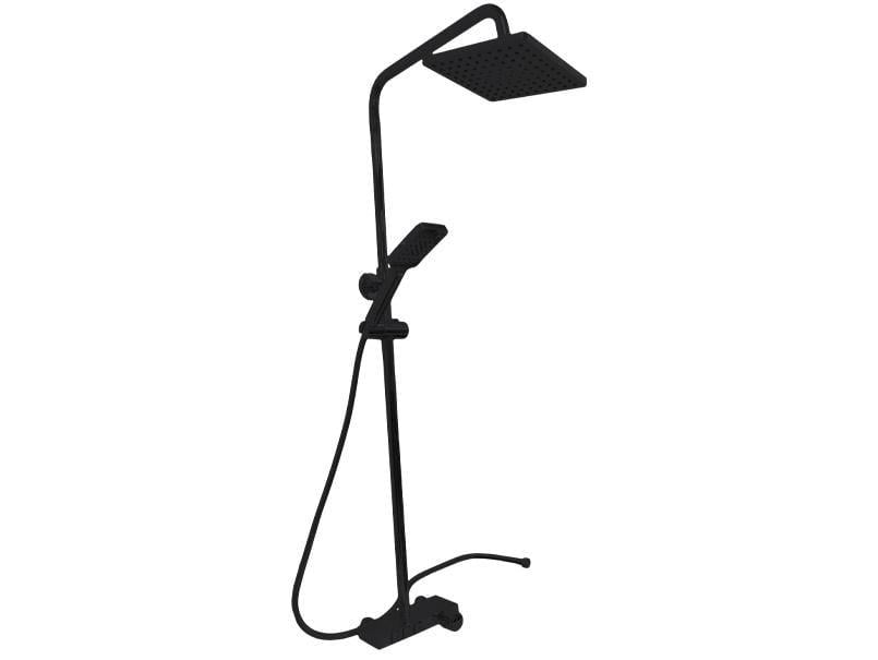 Душевая система AiM DG06344-2 со смесителем на 3 функции Black matte (RS-DG06344-2 matte black)