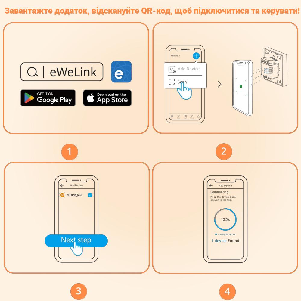 Выключатель Zigbee Sonoff ZBM5 3 клавиши - фото 8