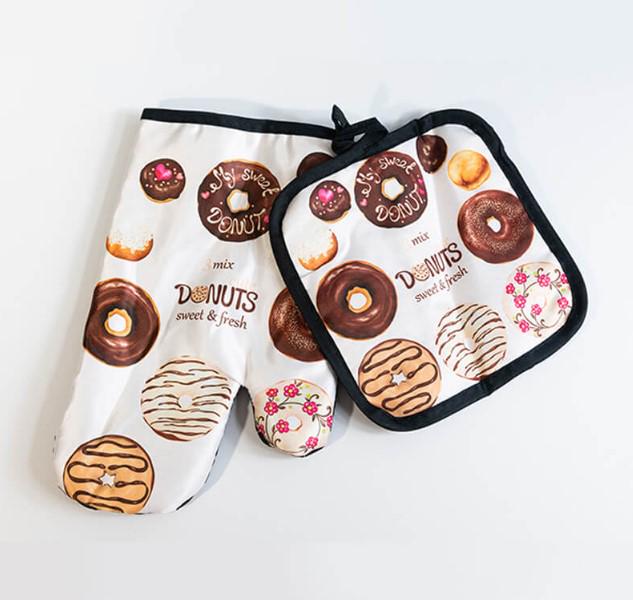 Перчатка-прихватка Donuts 16х25/17х17 см 2 пр. (AN0138233)