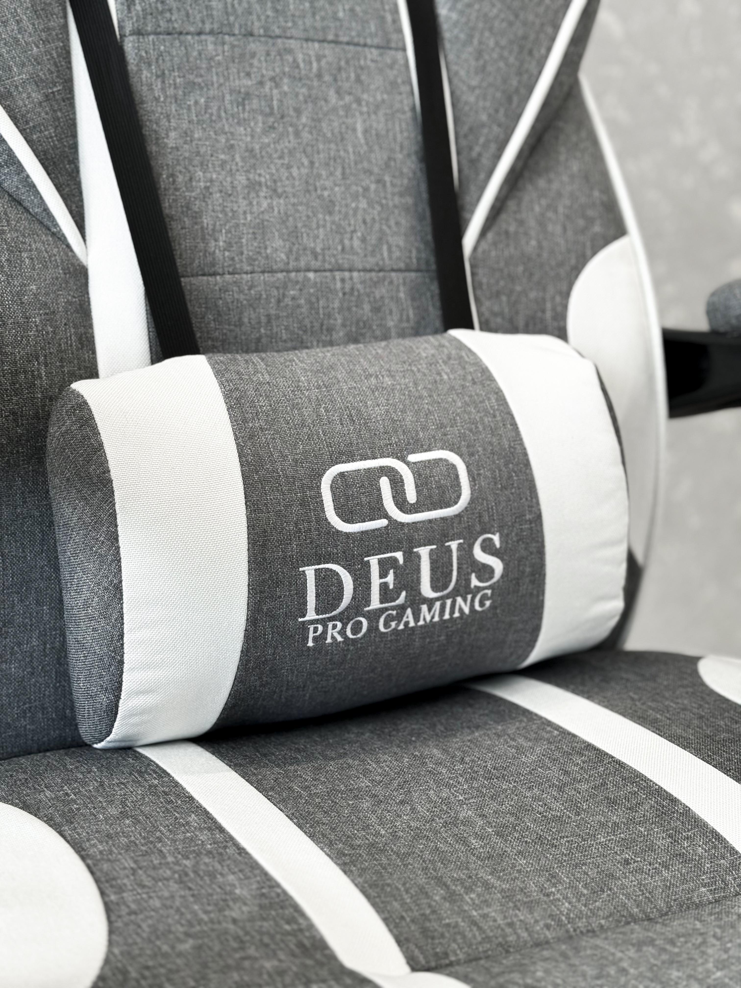 Крісло ігрове Deus T14 Сірий/Білий - фото 6