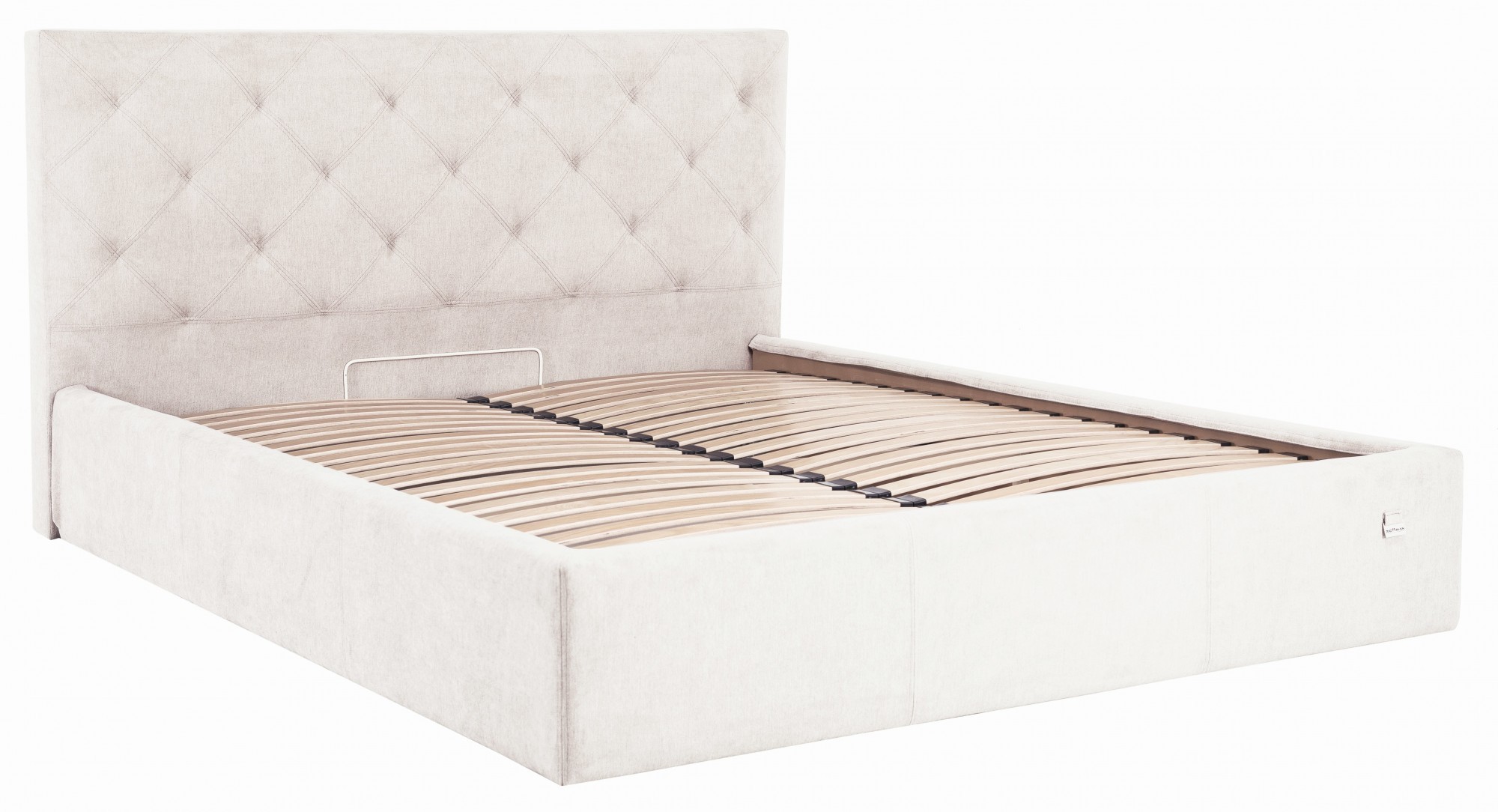 Кровать с подъемным механизмом двуспальная Bristol Comfort Мисти Milk 160х190 см Бежевый