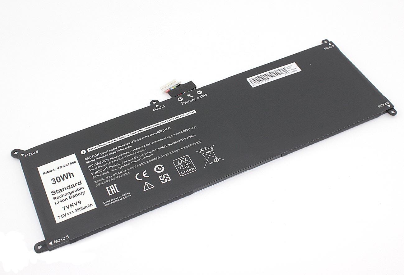 Аккумулятор для ноутбука Dell 07VKV9 Latitude 12 7275 7,6 V 3900 mAh OEM Black (087658)