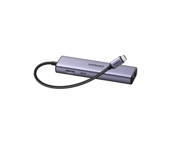 Хаб USB UGREEN Type-C Multifunction Adapter Space Grey - фото 4