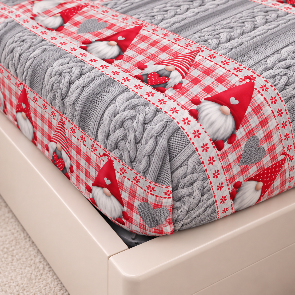 Простынь на резинке PaniPava Christmas Comfort бязь 80х190х25 см (92109825)
