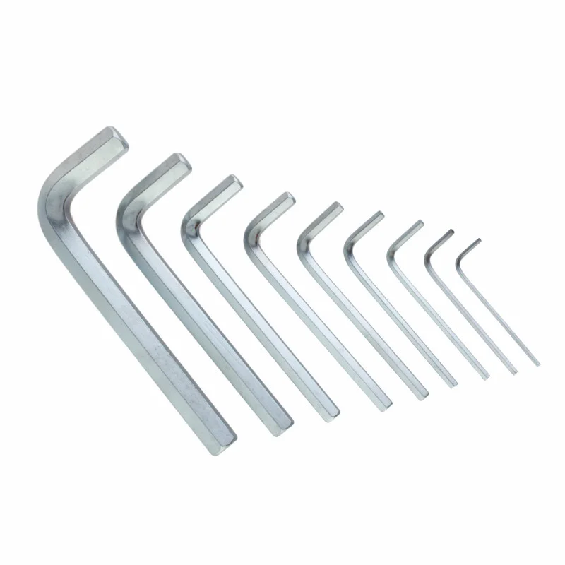 Набір шестигранних Г-подібних ключів Polax 9 пр. 1,5-10 мм Cr-V (25-005) - фото 5