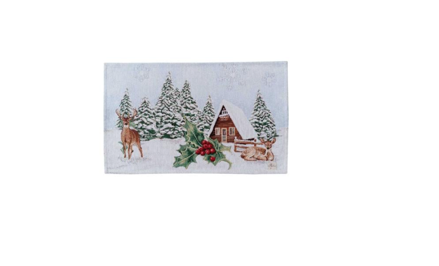 Салфетка гобеленовая Прованс с люрексом 30х50 см