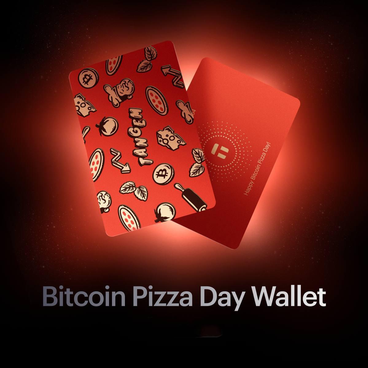 Криптокошелек Tangem 2.0 Bitcoin Pizza Day Wallet 3 шт. (TG-PIZZADAY) - фото 4